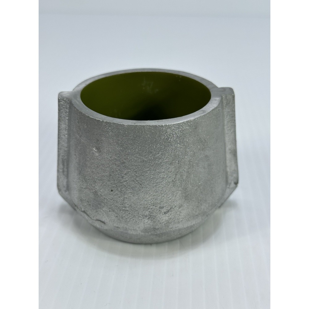 Green Enameled Aluminum Tea Light‎ Holders CB2 Molten Tea Light Holder